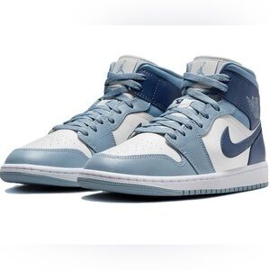 Women's Air Jordan 1 Mid Diffused Blue 💧